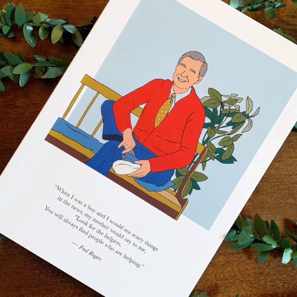 Mr. Rogers Helpers Greeting Card